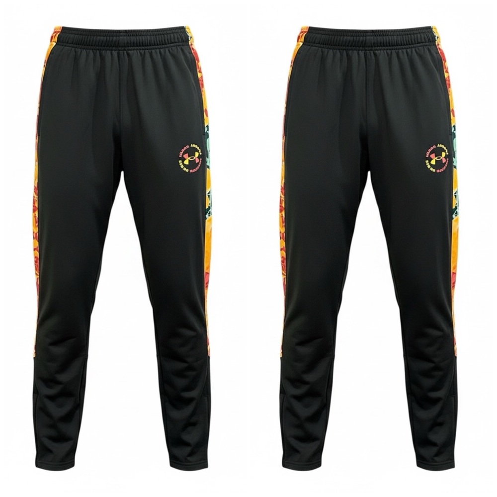 X 2 Under Armour Day of The Dead Dia De Muertos Sweatpants Joggers Men's Small